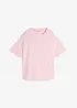 Oversized topp med trykk, bonprix