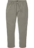 Regular Fit-chinos med lin, Straight, bonprix