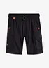 Cargo-bermuda med komfortlinning og belte, Regular Fit, bonprix