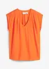Kortermet bluse med V-hals, bonprix