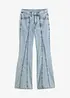 Jeans med sleng High Waist, bonprix