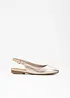 Slingback-ballerinasko i behagelig bredde fra Jana, Jana