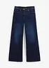 Wide Leg-jeans Mid Waist, komfortlinning, bonprix
