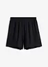 Pull on-shorts i strukturert jersey med høy midje, bonprix