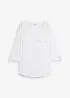 Langermet bluse i lett viskose med V-hals, bonprix