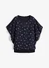 Kortermet georgette-bluse, bonprix
