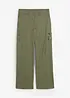 Cargojeans i bomull, Mid Waist, bonprix