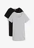 Lang basic topp, 2-pack, bonprix