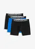 Boksershorts, tettsittende, mellomlange ben (3-pack), bonprix