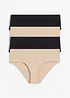 Panty som ikke synes, av økologisk bomull (4-pack), bonprix