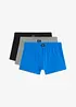 Boksershorts i ettersittende modell med økologisk bomull (3-pack), bonprix