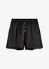 Vevd sateng-shorts, bonprix