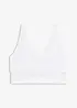 Feel Comfort Seamless-BH-topp med delikate blonder, bonprix