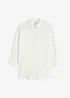 Skjortebluse i musselin, bonprix