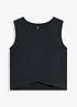 Cropped topp av myk bomullsmiks, bonprix
