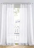 Ensfarget gardin av lett voile (1-pack), bonprix