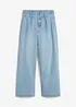 Wide Leg-jeans High Waist, komfortlinning, bonprix