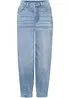 Barrel-Jeans, High Waist, økologisk bomull, bonprix