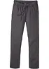 Regular Fit slip on-bukse med linandel, Straight, bonprix