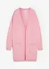 Finstrikket cardigan i bomull, bonprix