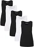 Lang topp i 100% bomull (5-pack), bonprix
