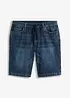 Pull on-bermudashorts i lett denim med stretch, Slim Fit, bonprix