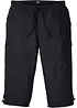 ¾-lang bukse av mikrofiber med komfortsnitt, Regular Fit, bonprix