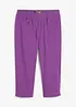 Capri-bukse med stretch og slip on-linning, bonprix