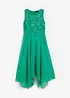 Premium-chiffonkjole med blonder, bonprix