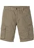 Cargo-bermuda i ren bomull, Regular Fit, bonprix