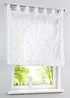 Transparent liftgardin med broderi, bonprix