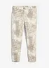 7/8-lang stretchbukse med print, bonprix