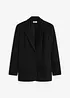 Lang blazer i bomullsjersey, bonprix