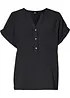 Kortermet bluse i musselin, bonprix