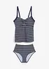 Tankini (2-delt sett) med snøring, bonprix