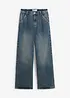 Wide Leg-jeans High Waist, Low Stretch, bonprix