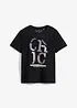 T-skjorte med glitterprint, bonprix