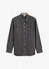 Denimskjorte i 100% bomull, bonprix