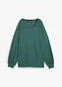 Oversized topp i 100% bomull, bonprix