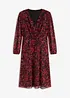 Mesh-midikjole med print, bonprix