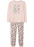 Pyjamas med økologisk bomull (2-delt sett), bonprix