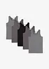 Singlet med myk bomull (5-pack), bonprix