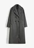 Dobbeltspent oversized kåpe i ull-look, bonprix