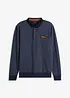 Elegant sweatshirt med polokrage, bonprix