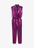 Jumpsuit med glansprint, bonprix