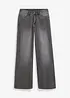 Wide Leg-jeans, Mid Waist, stretch, bonprix