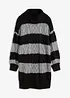 Strikket kjole med stripemønster, bonprix
