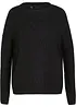 Oversized genser med flettemønster, bonprix