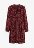 Chiffonkjole med print, bonprix