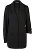 Lang blazer i Punto di Roma-viskosemiks, bonprix